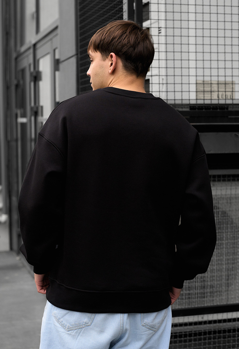 Bluză de trening Staff bandurier  oversize fleece