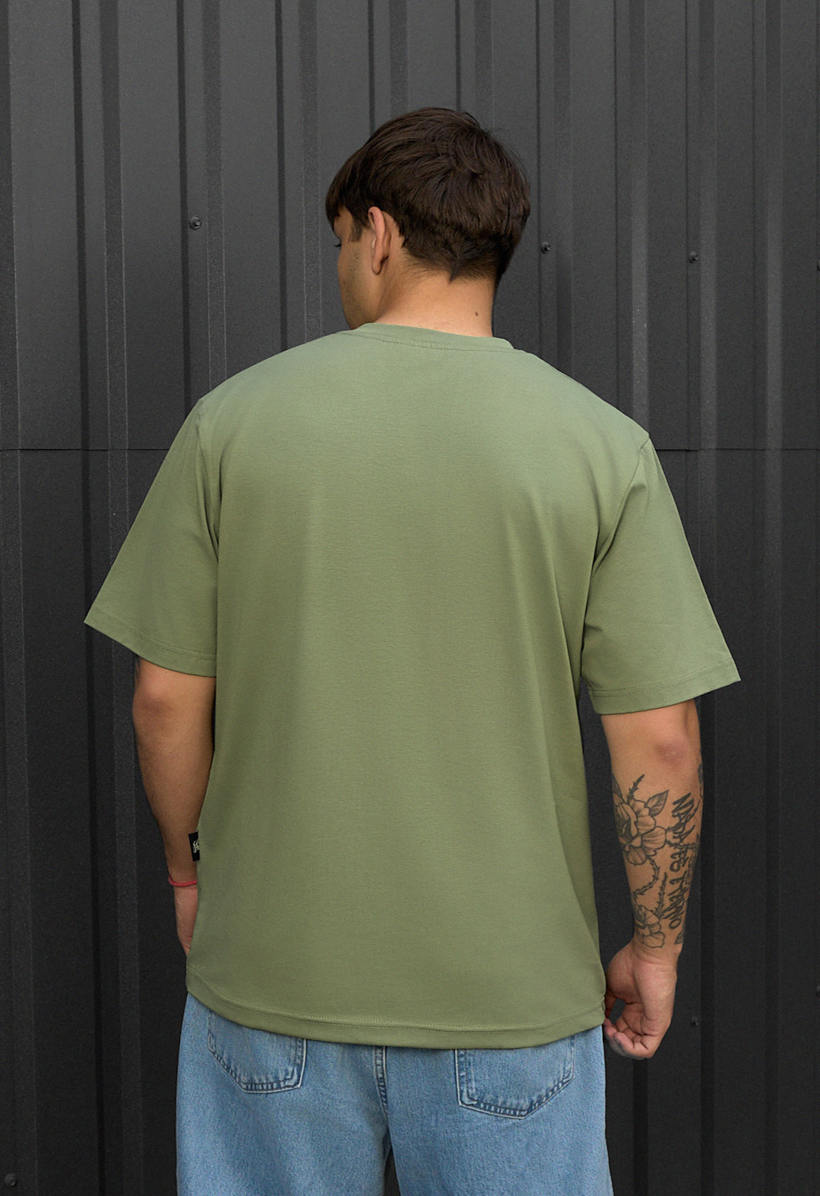 Tricou Staff green oversize
