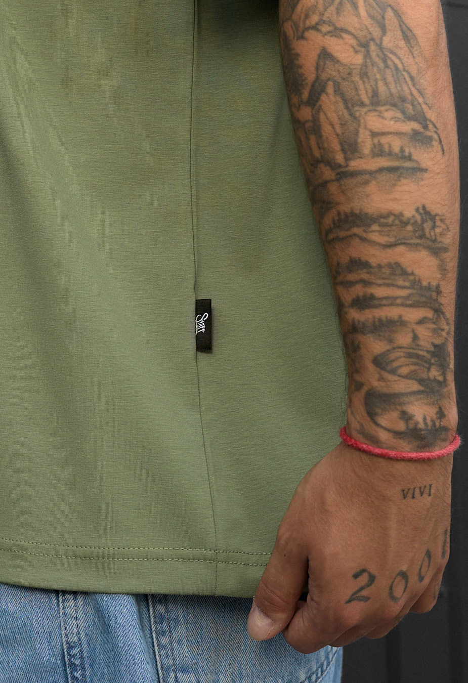 Tricou Staff green oversize