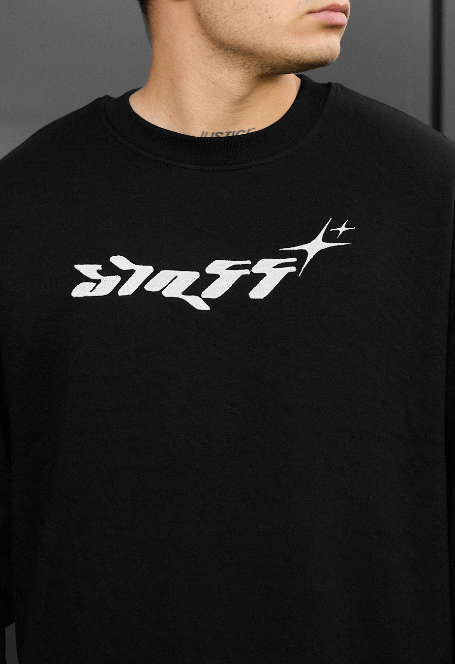 Bluză de trening Staff logo oversize fleece