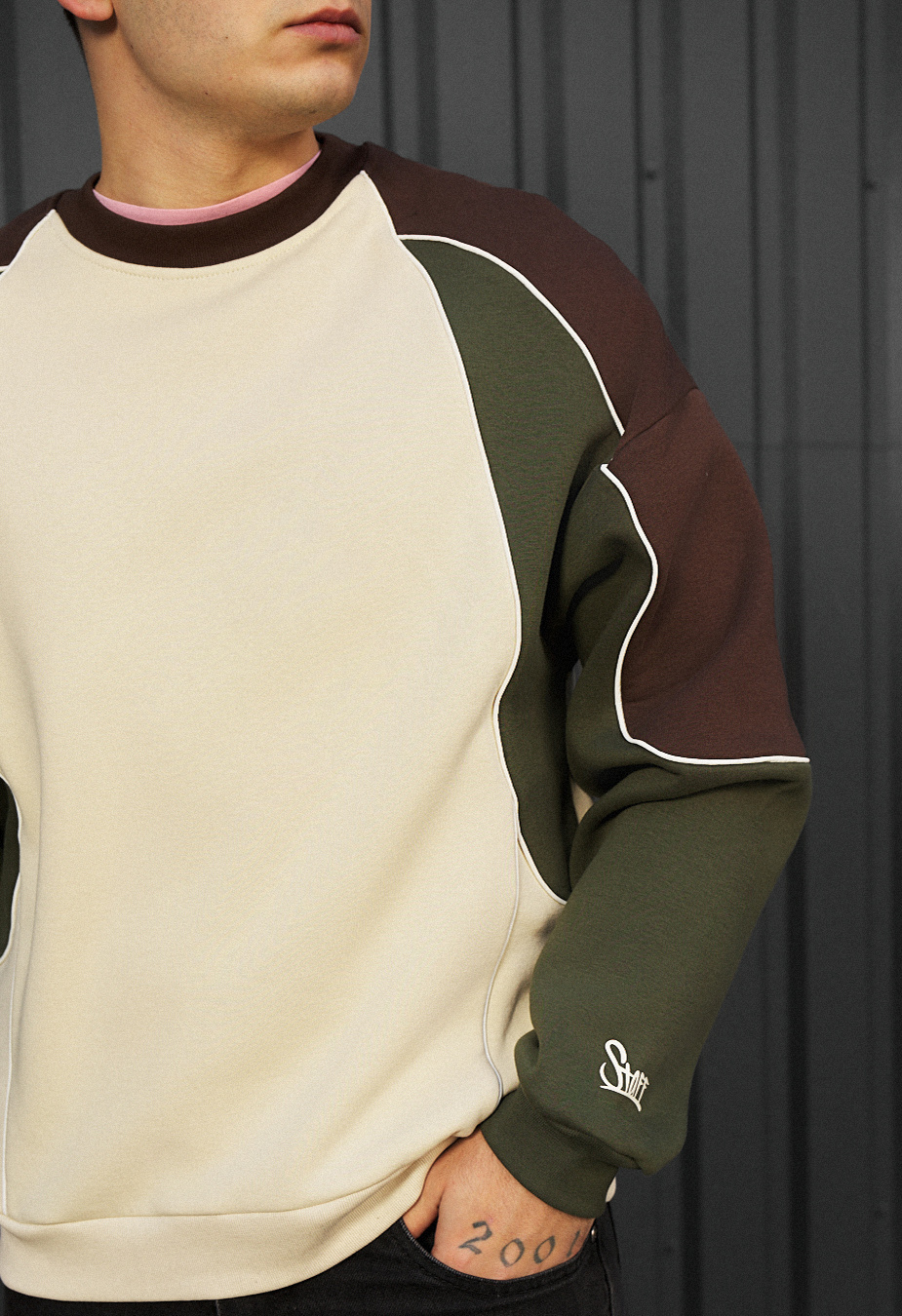 Bluză de trening Staff ric reflective fleece