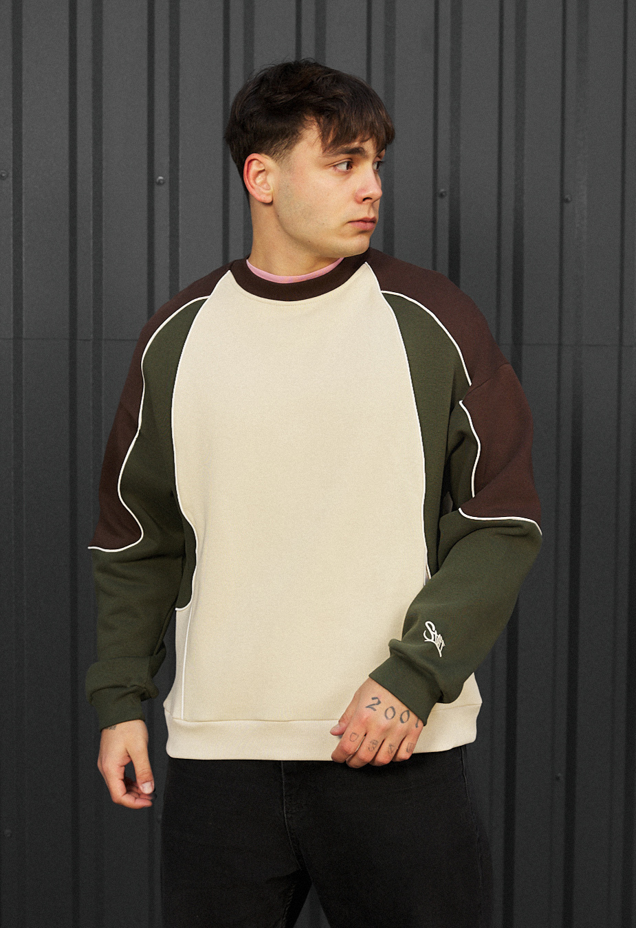 Bluză de trening Staff ric reflective fleece