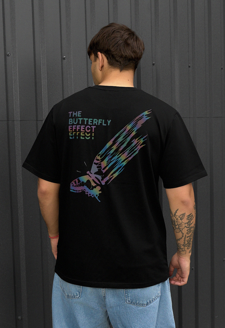 Tricou Staff butterfly effect reflective
