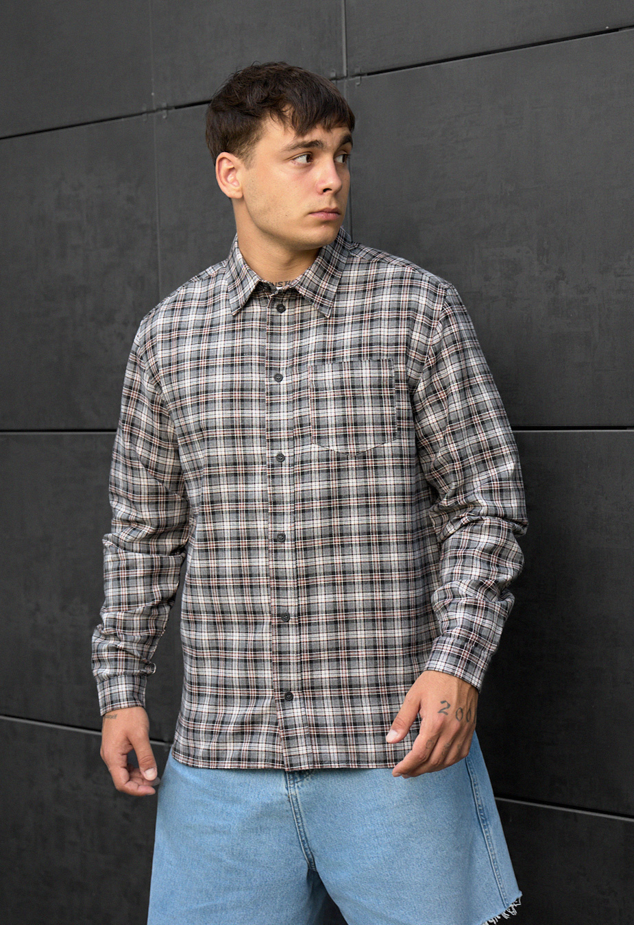 Cămașă Staff ed dark gray