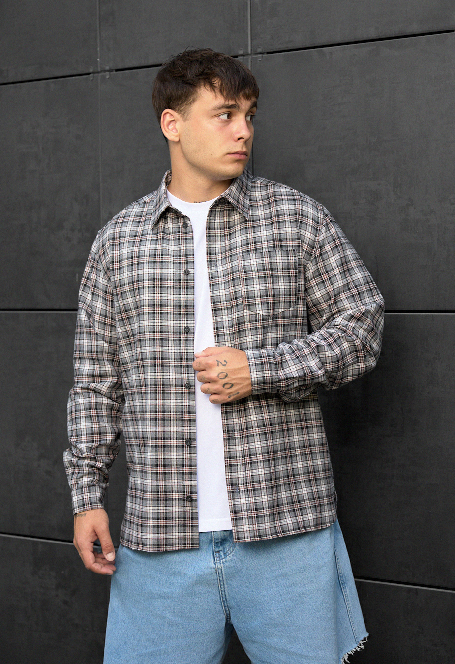 Cămașă Staff ed dark gray