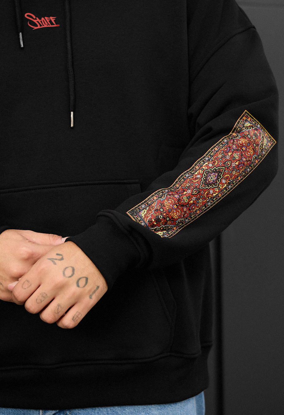 Hanorac Staff ethno oversize fleece