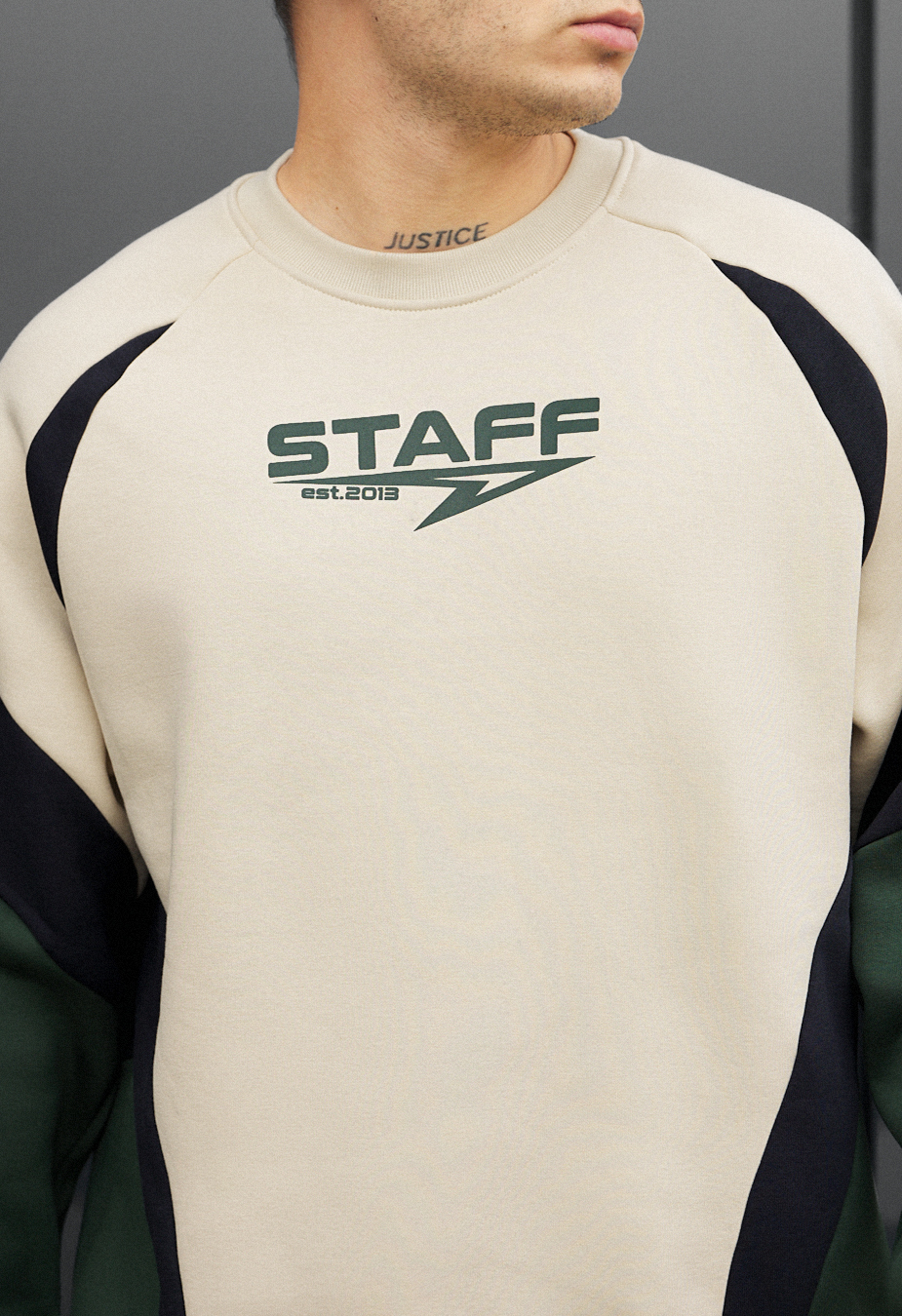Bluză de trening Staff mix logo oversize fleece