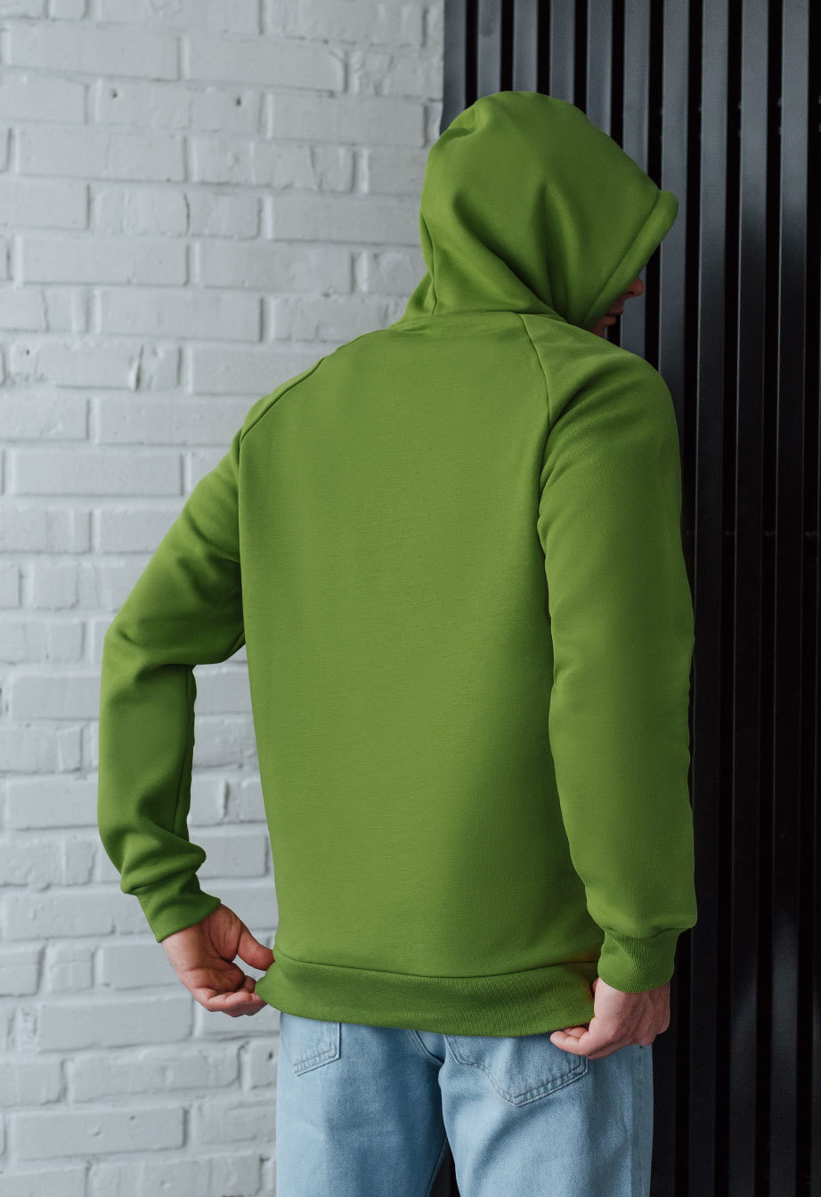 Hanorac Staff green logo oversize fleece