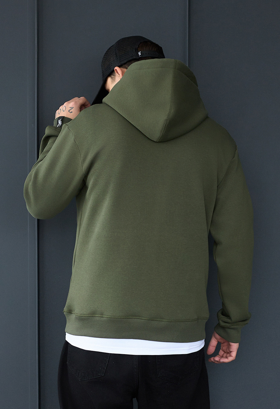 Hanorac Staff khaki basic fleece