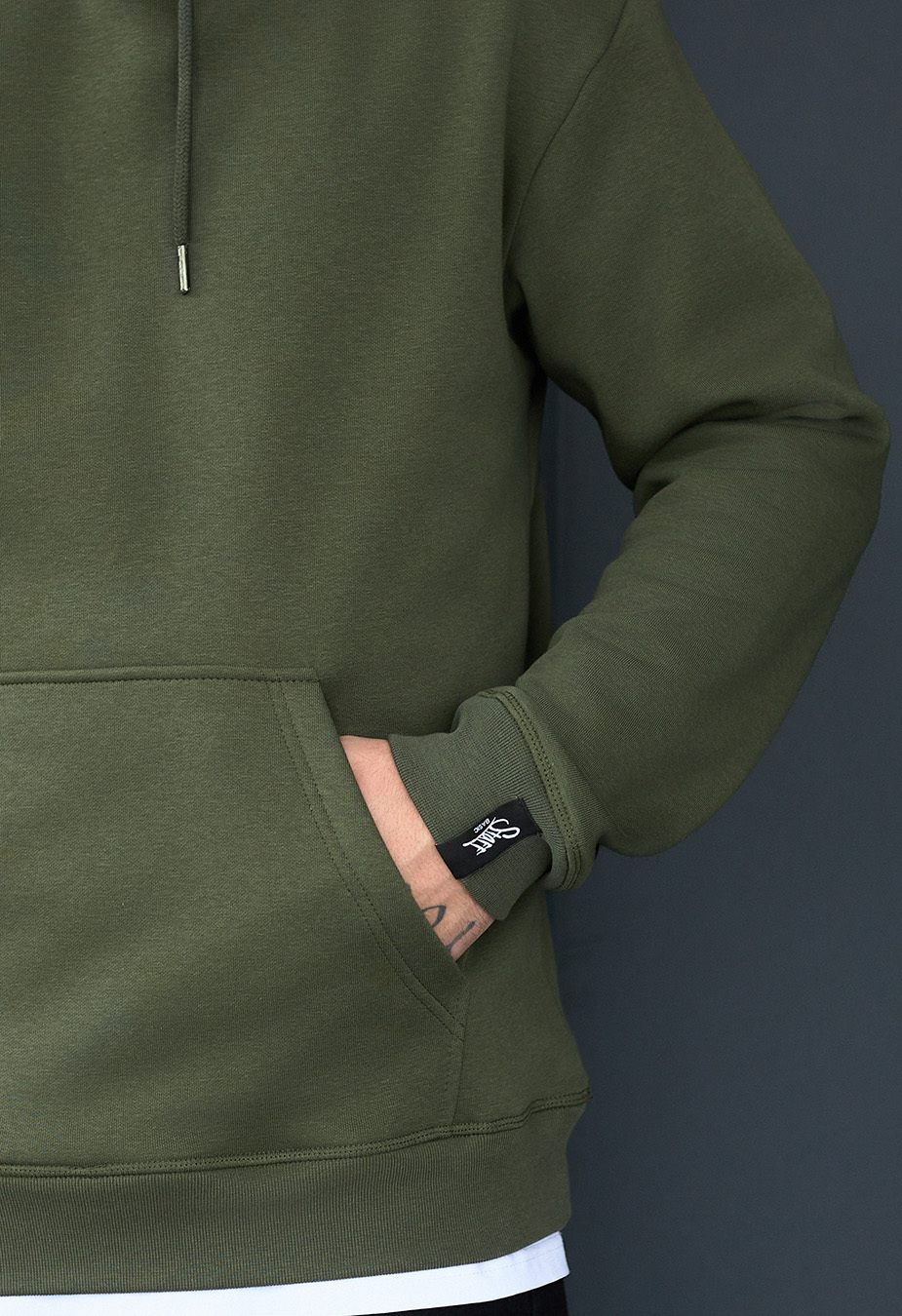 Hanorac Staff khaki basic fleece