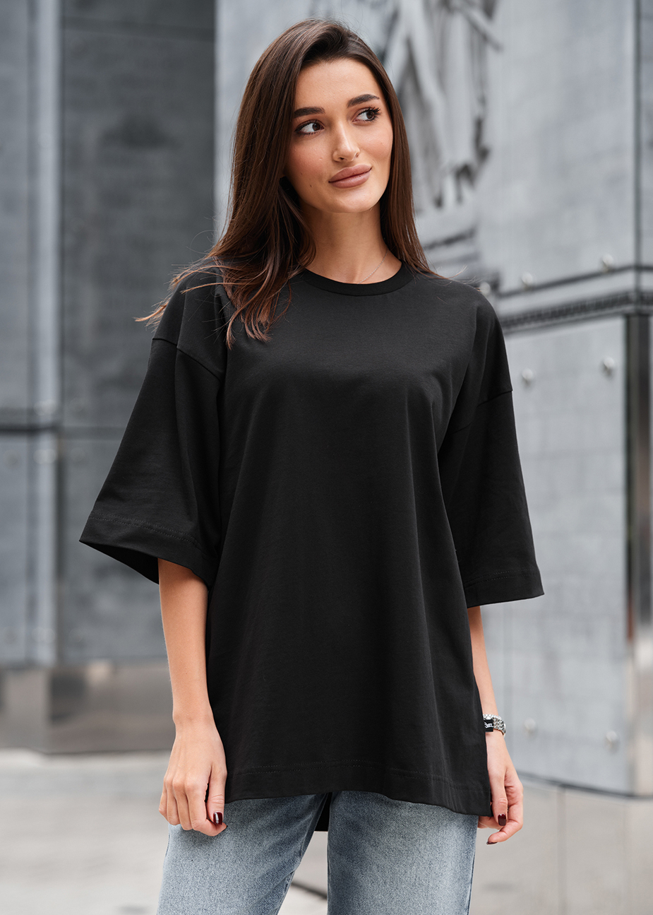 Tricou de damă Staff ri black oversize