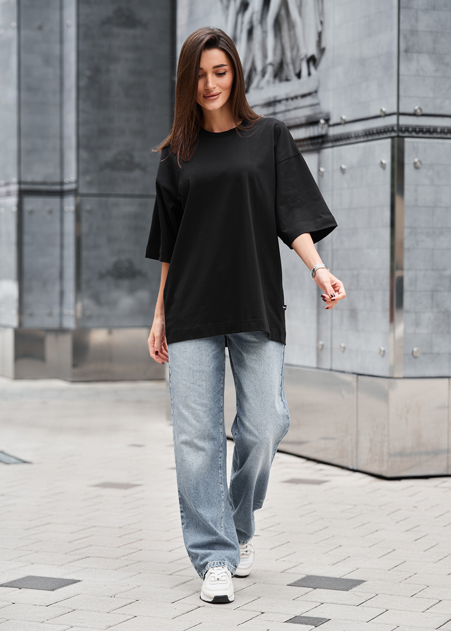 Tricou de damă Staff ri black oversize