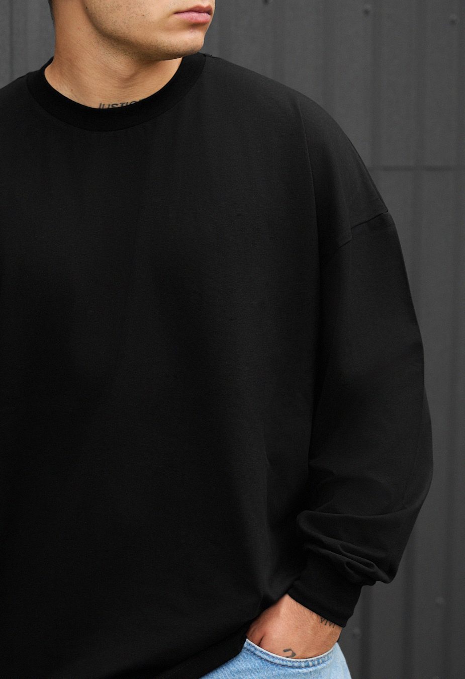 Bluză Staff black 2 oversize