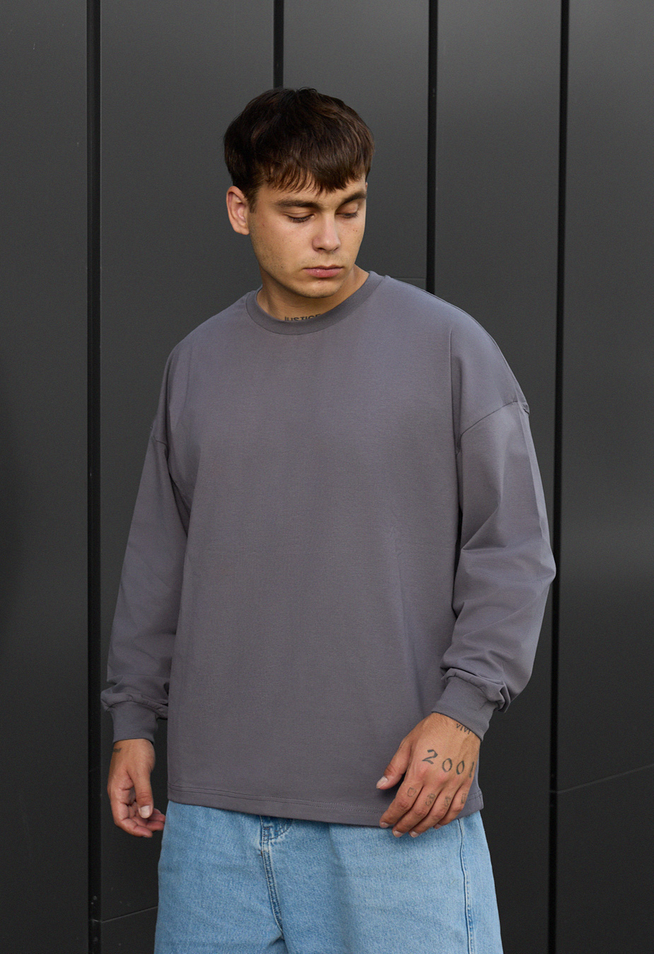Bluză Staff gray 2 oversize