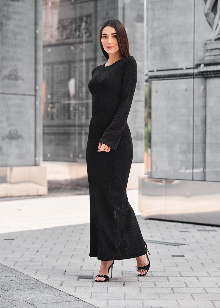 Rochie Staff col black