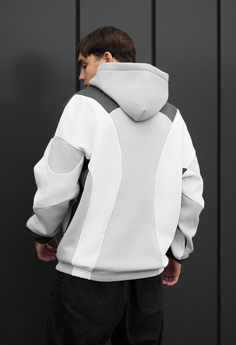 Hanorac Staff mix zip 2 oversize fleece