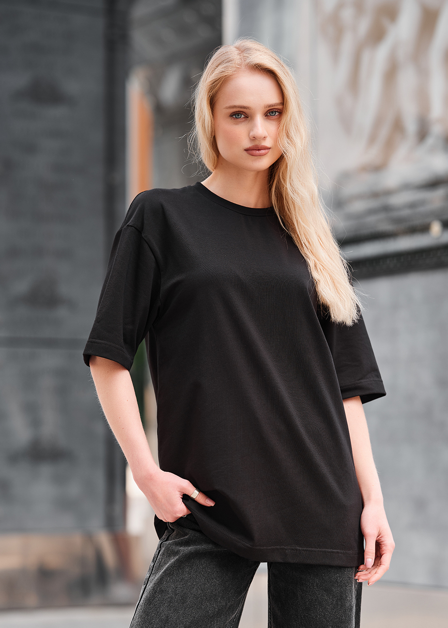 Tricou de damă Staff central oversize