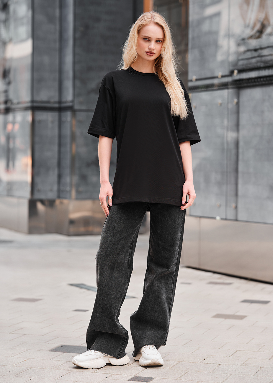 Tricou de damă Staff central oversize
