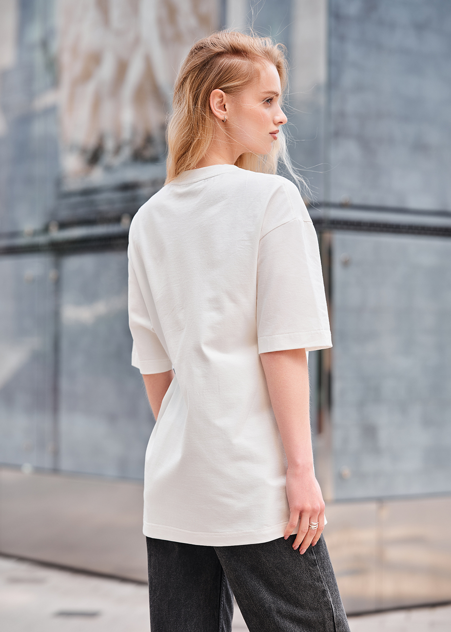 Tricou de damă Staff heart oversize