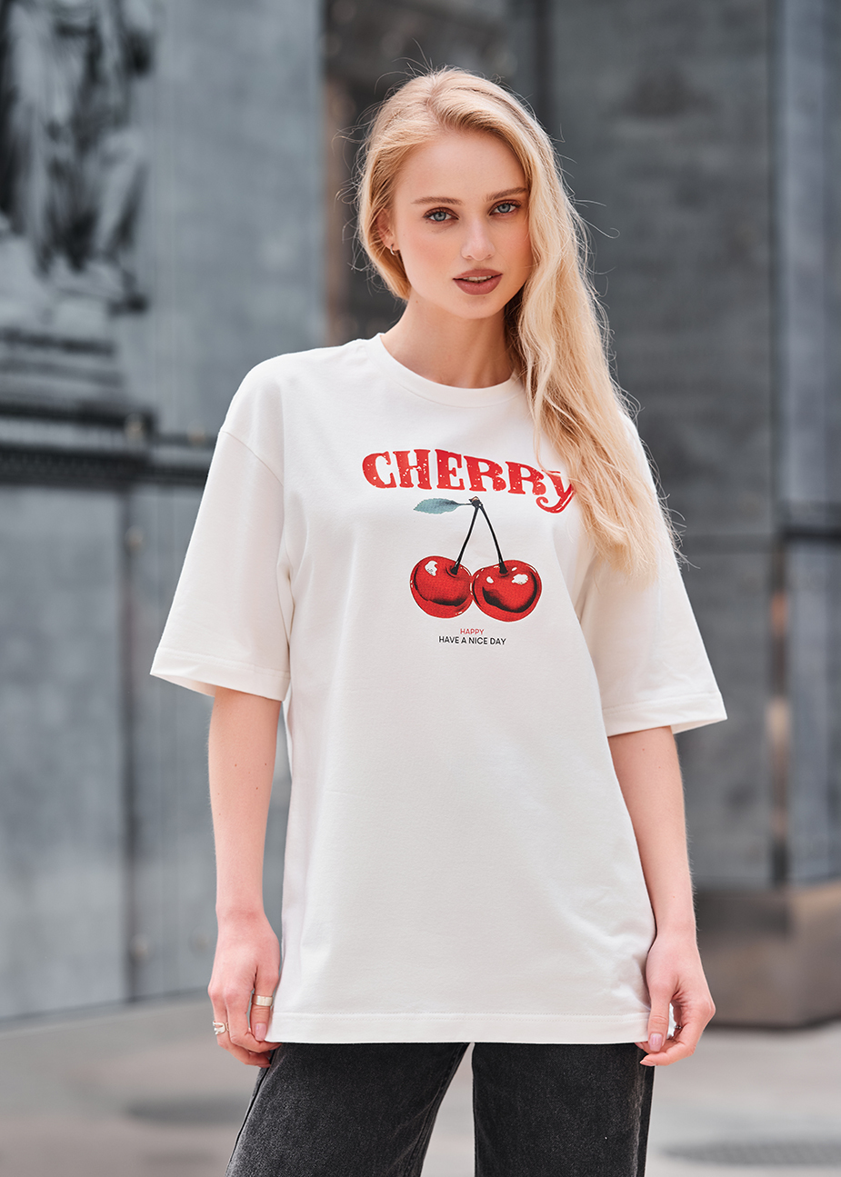 Tricou de damă Staff cherry oversize