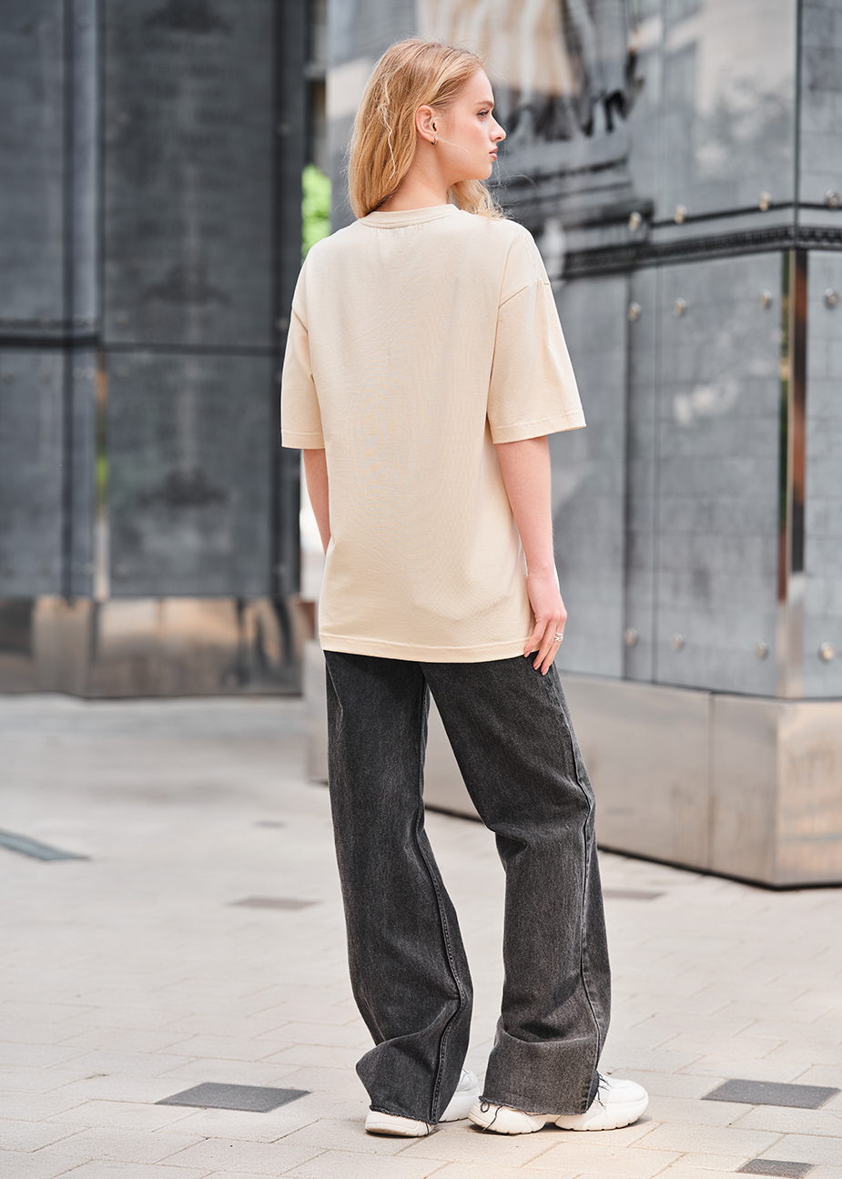Tricou de damă Staff leopard oversize
