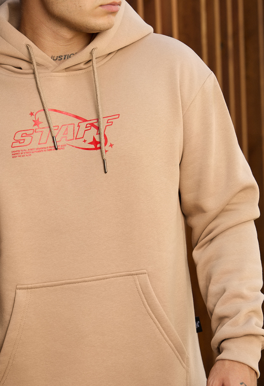 Hanorac Staff red logo fleece