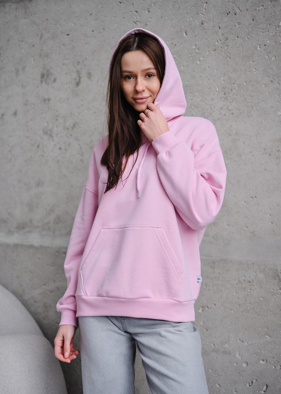 Hanorac de damă Staff lav pink oversize