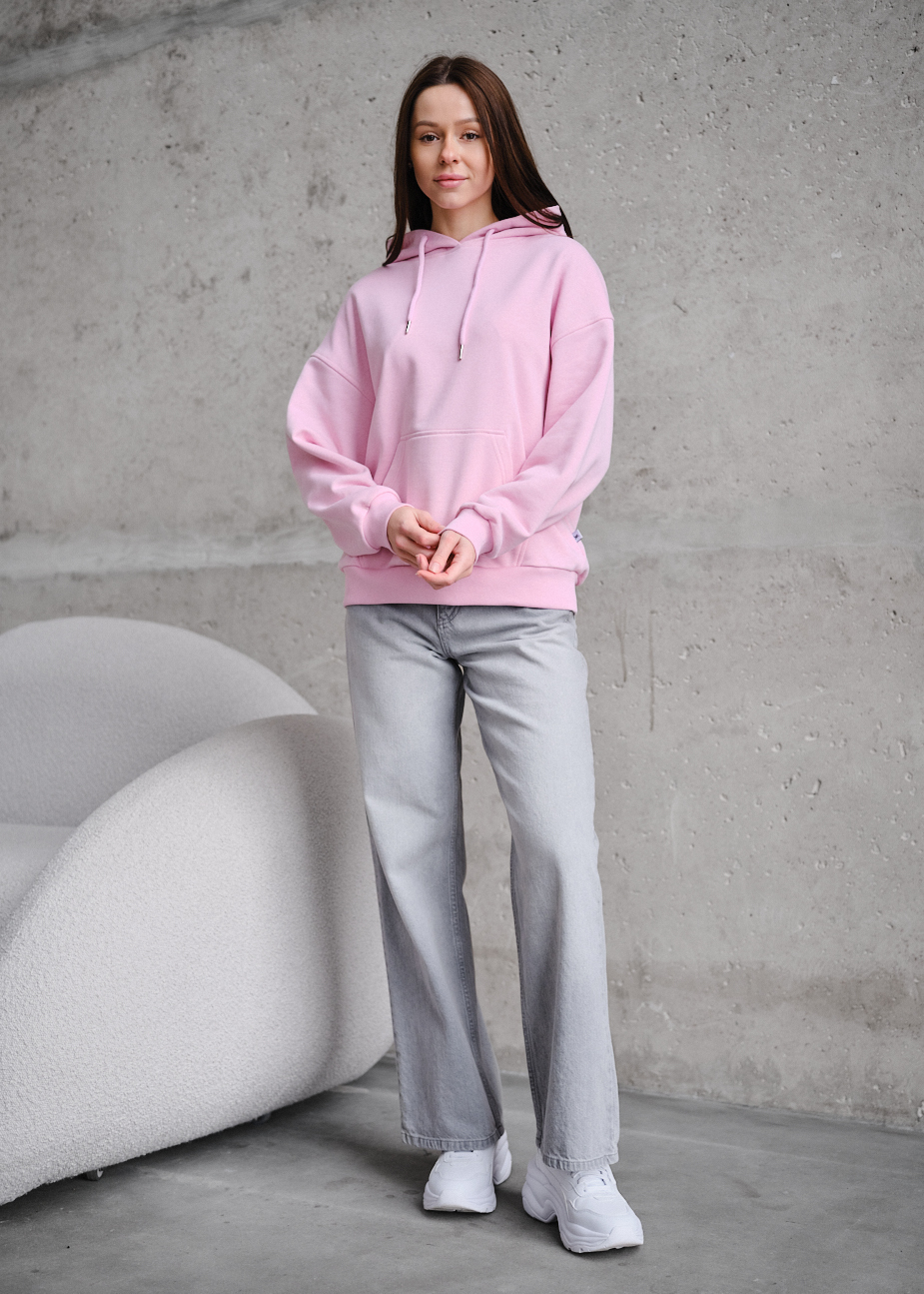 Hanorac de damă Staff lav pink oversize