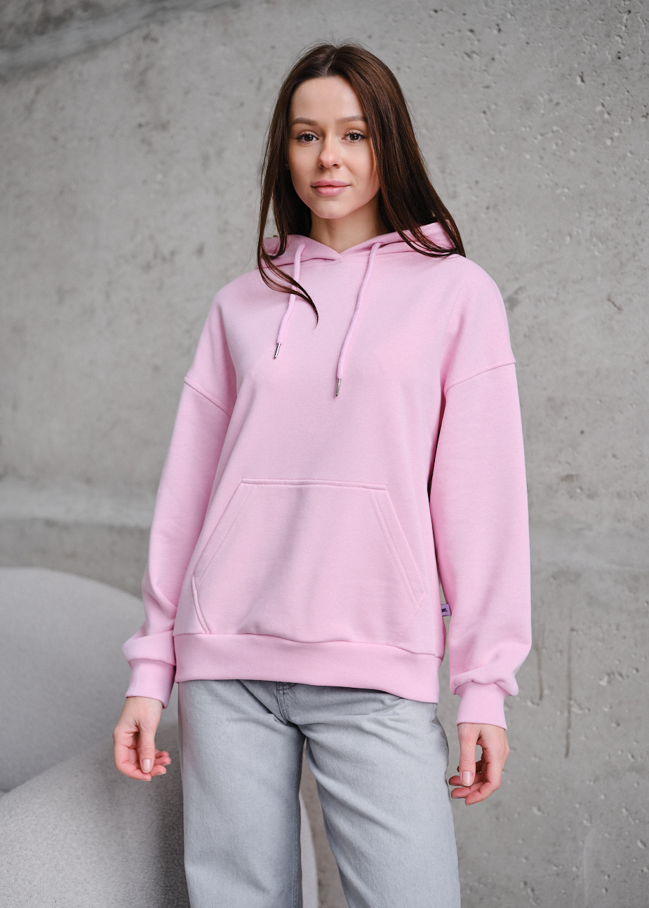 Hanorac de damă Staff lav pink oversize