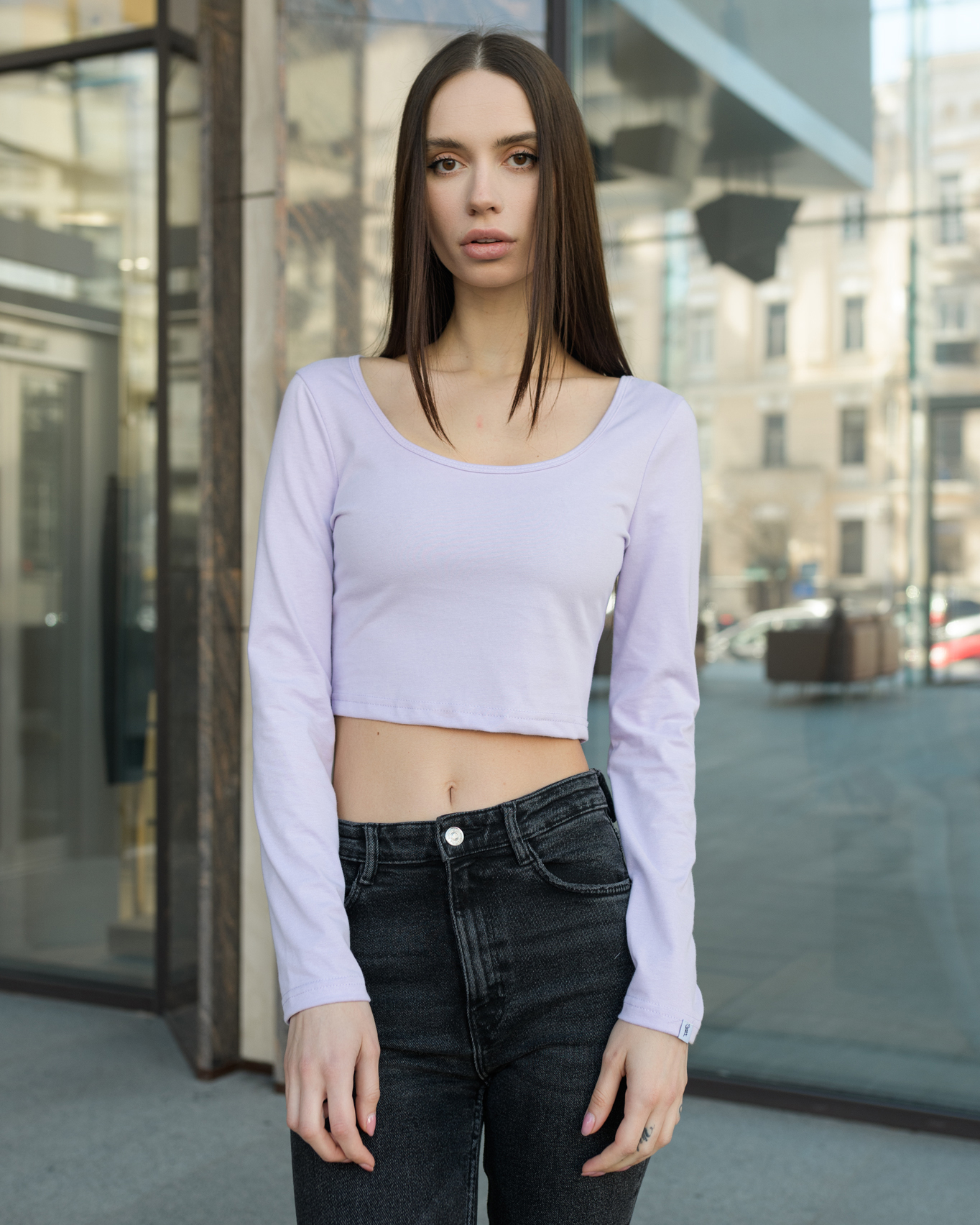 Top damă Staff hap light violet