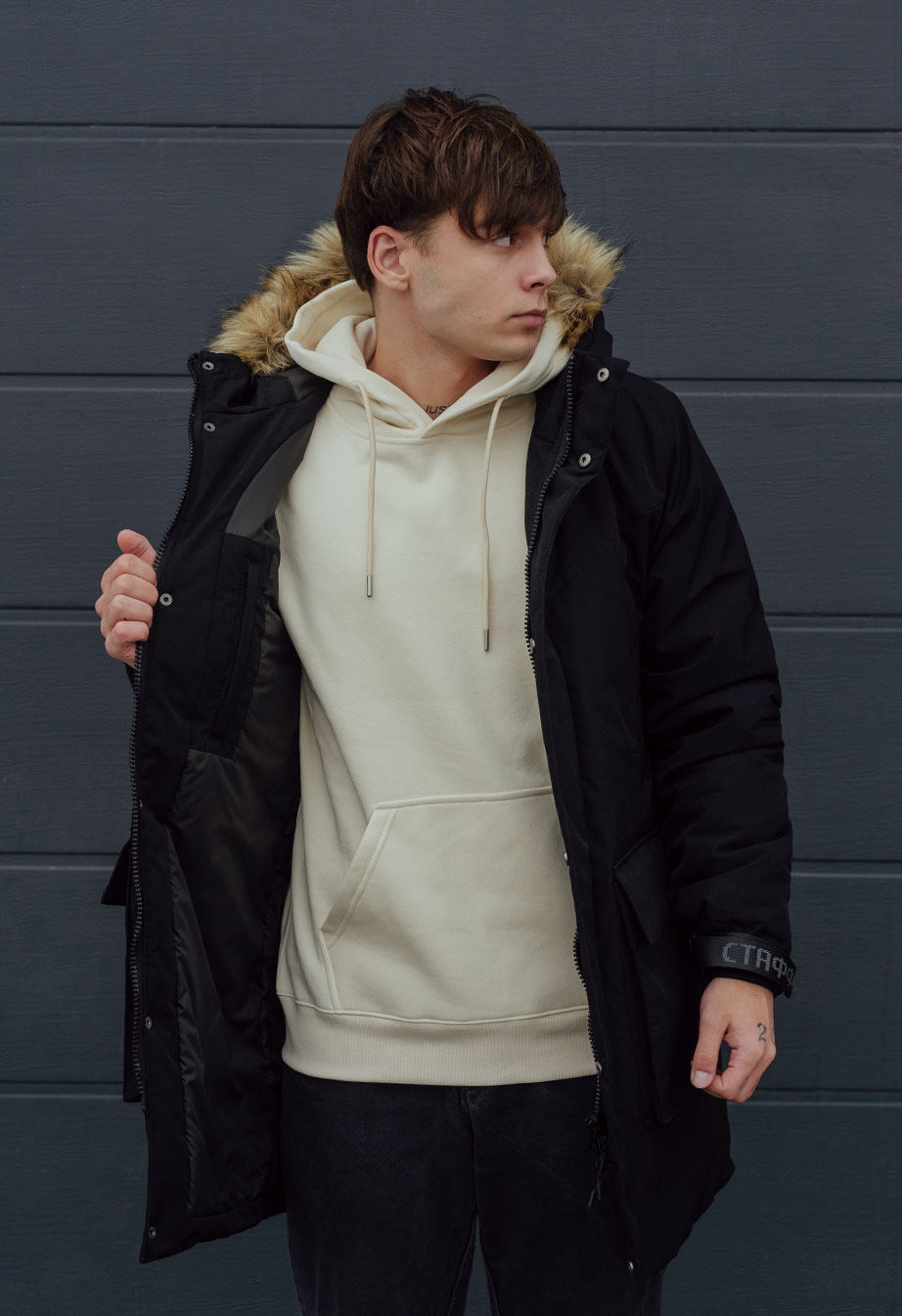 Parka zimowa Staff sha black