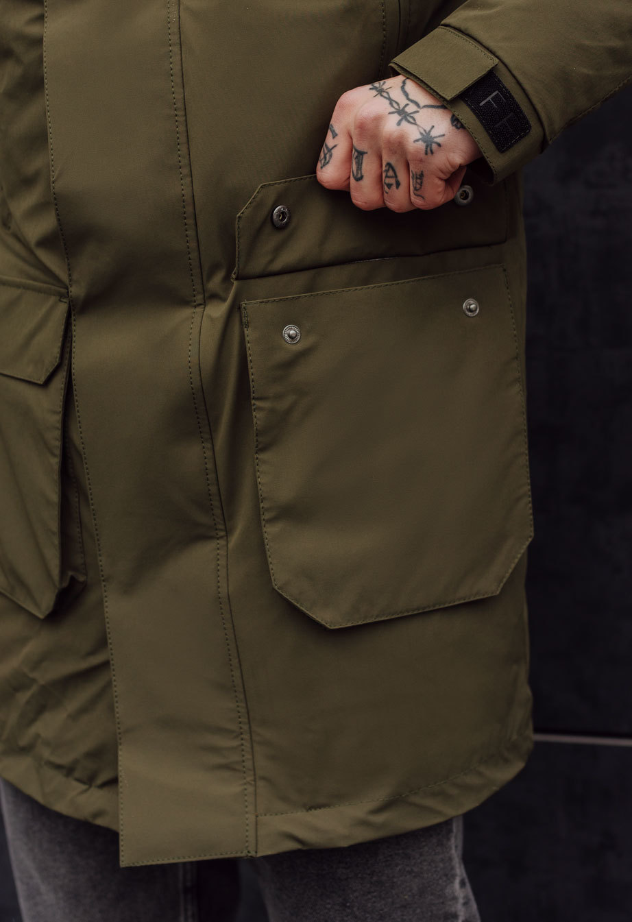 Parka Staff us khaki