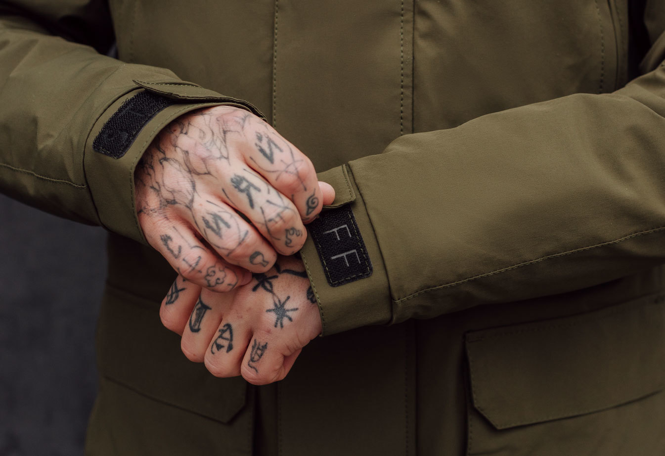 Parka Staff us khaki