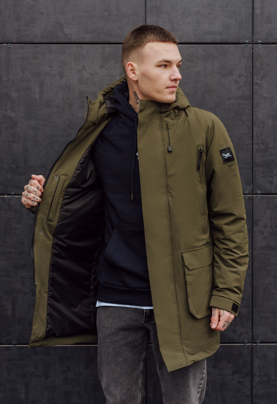 Parka Staff us khaki