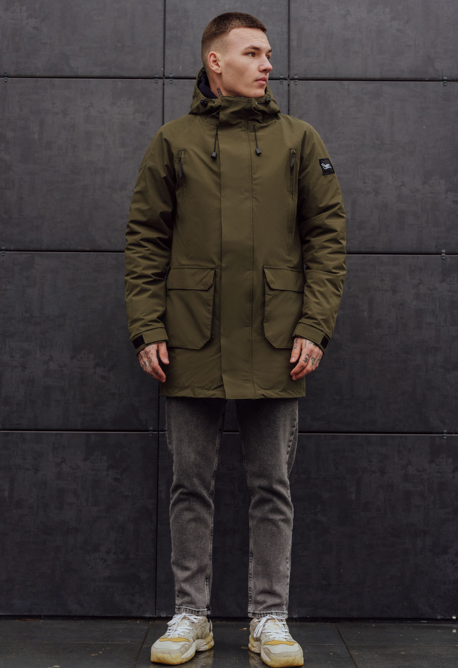 Parka Staff us khaki