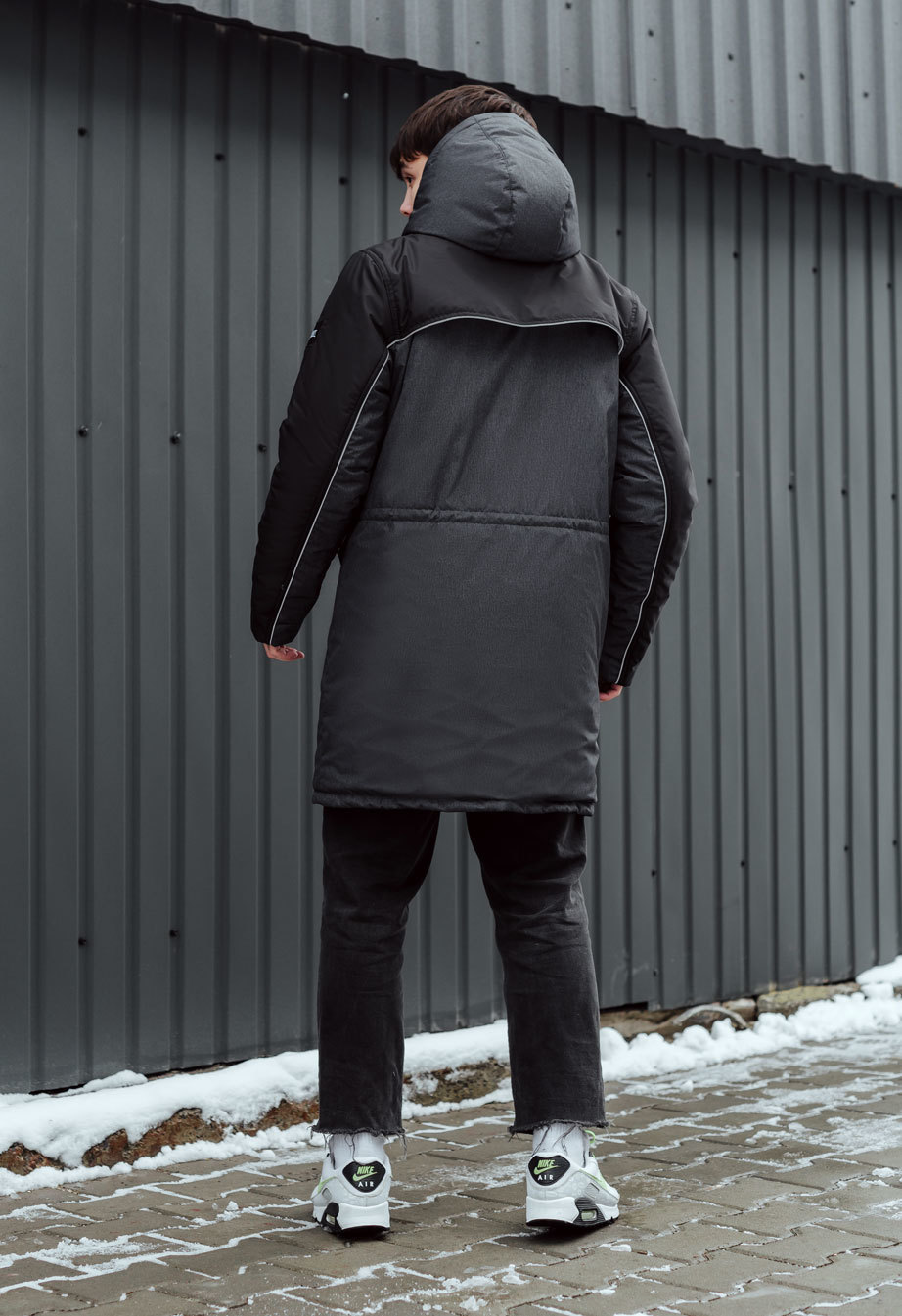 Geacă de iarnă Staff sta graphite & black