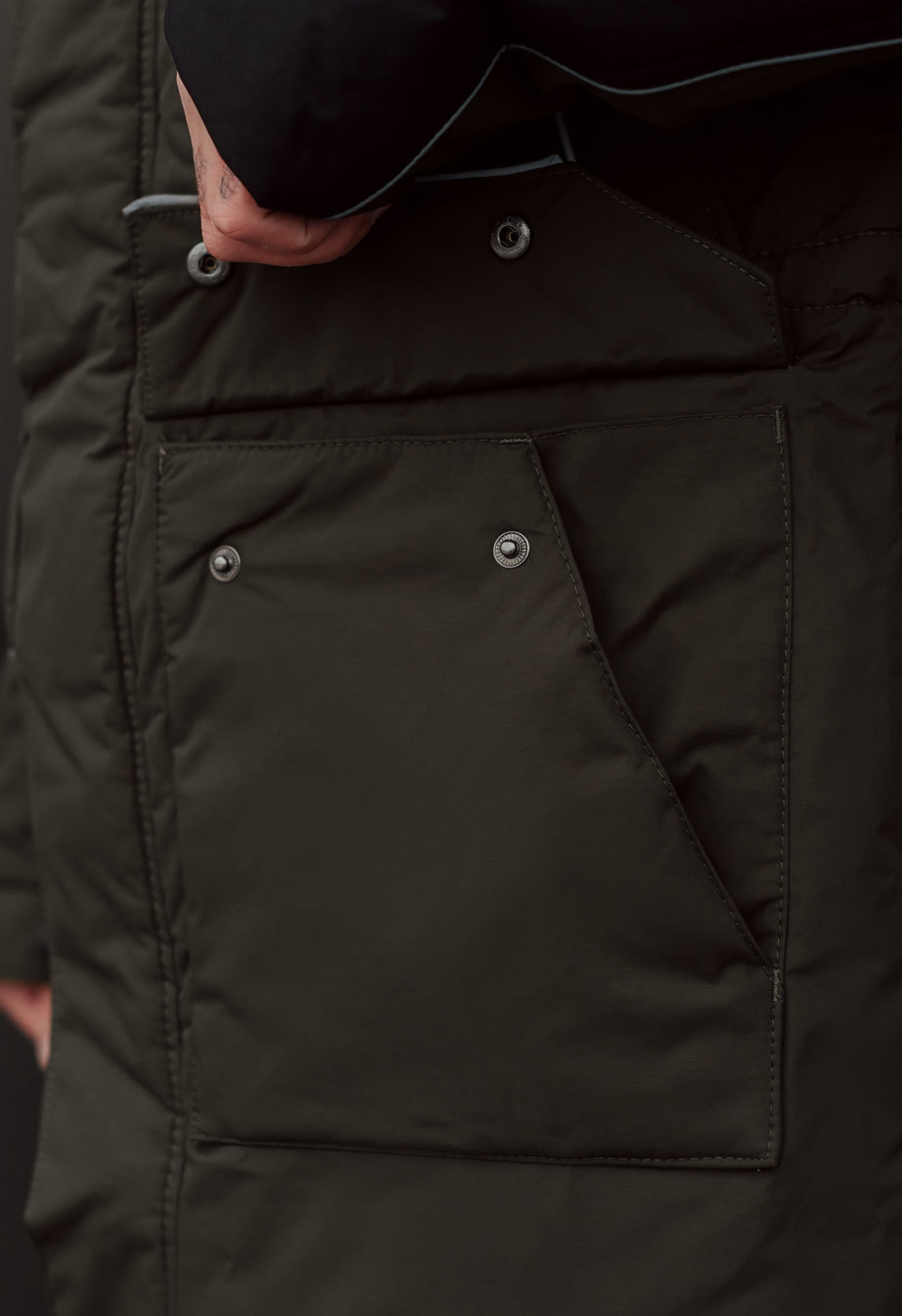 Geacă de iarnă Staff sta khaki & navy