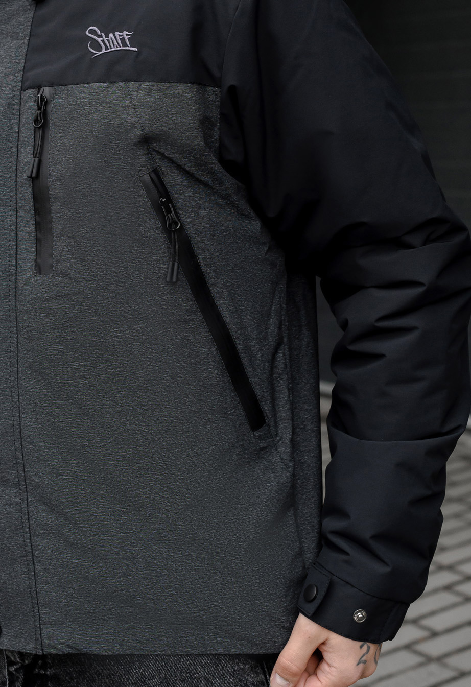 Geacă demi-sezon Staff graphite & black