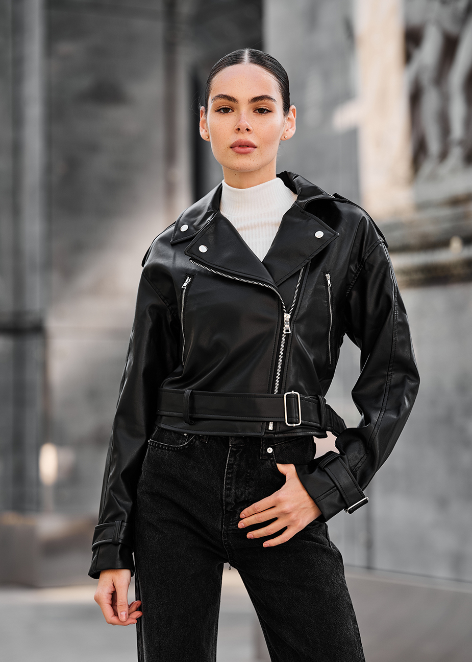 Geacă de piele de damă Staff co