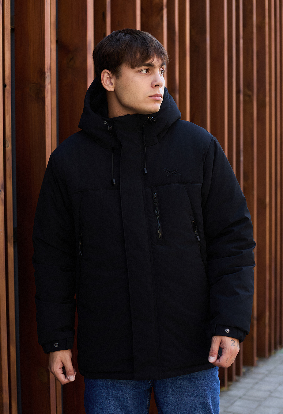 Geacă de iarnă Staff pix black
