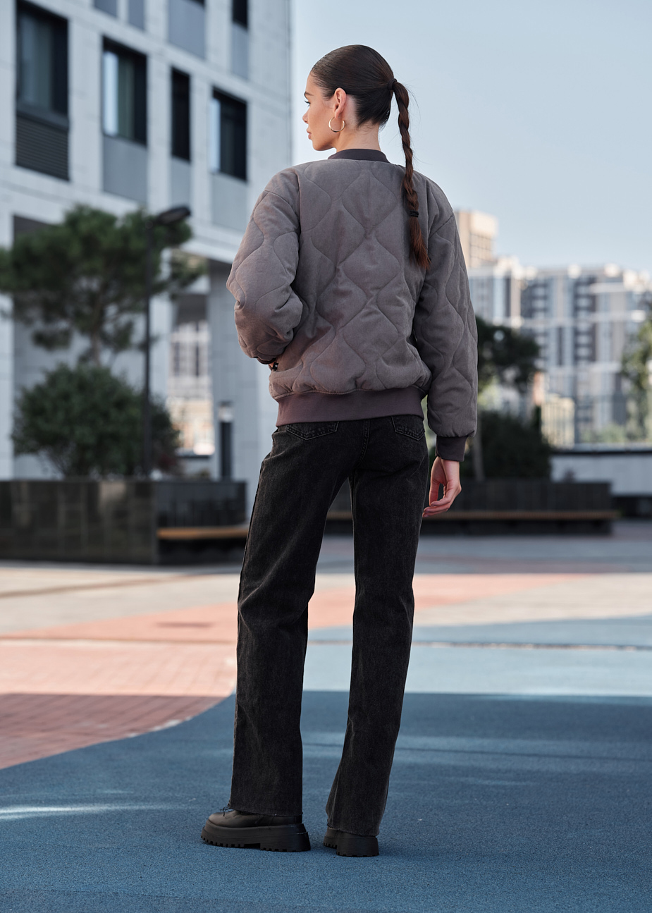 Bomber de damă Staff mur gray