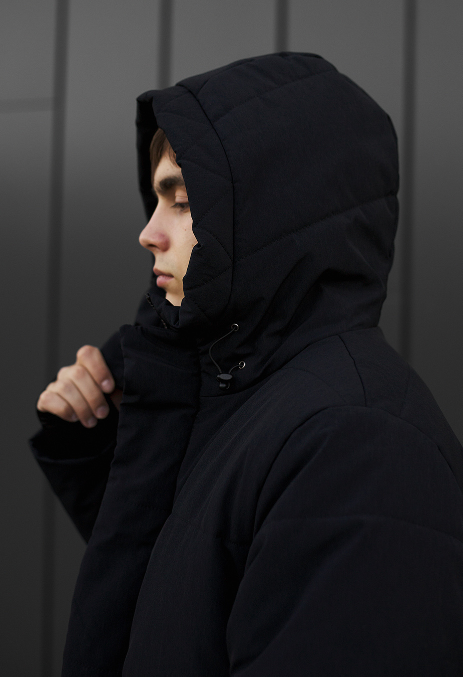 Geacă de iarnă Staff po black