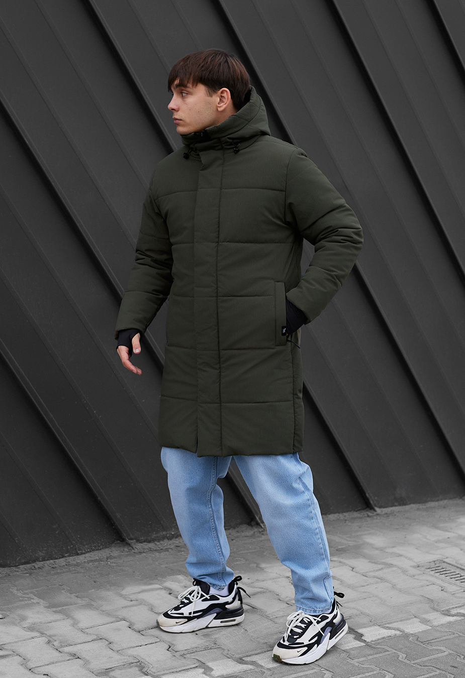 Geacă de iarnă Staff po dark khaki