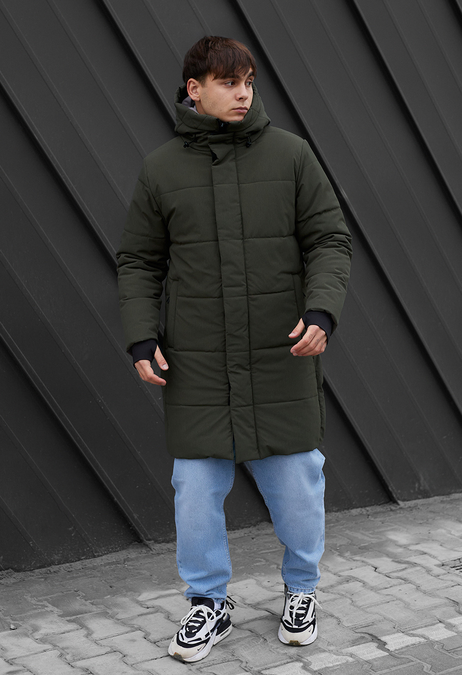 Geacă de iarnă Staff po dark khaki