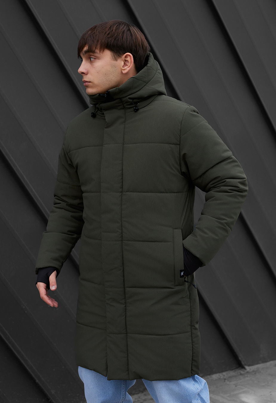 Geacă de iarnă Staff po dark khaki