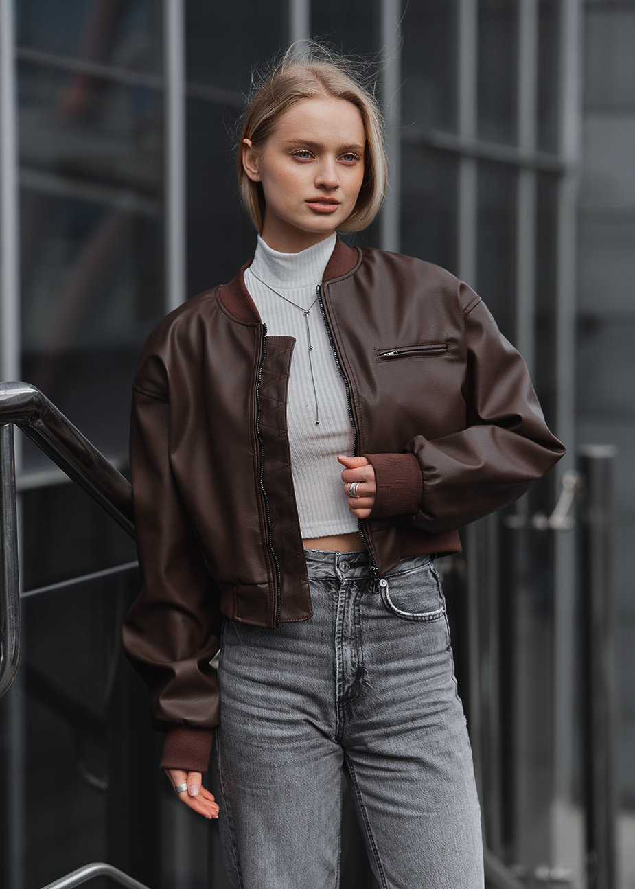  Jachetă bomber de damă Staff do brown