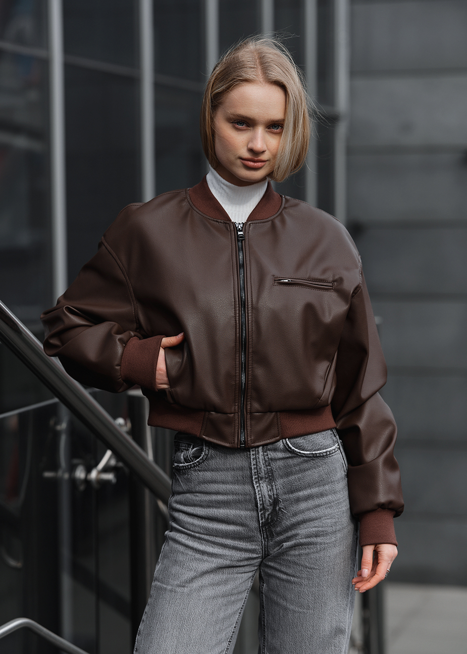  Jachetă bomber de damă Staff do brown