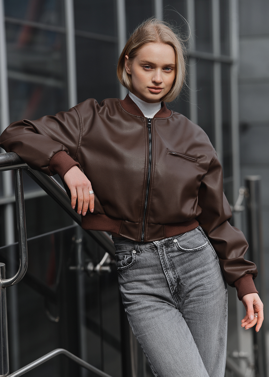  Jachetă bomber de damă Staff do brown