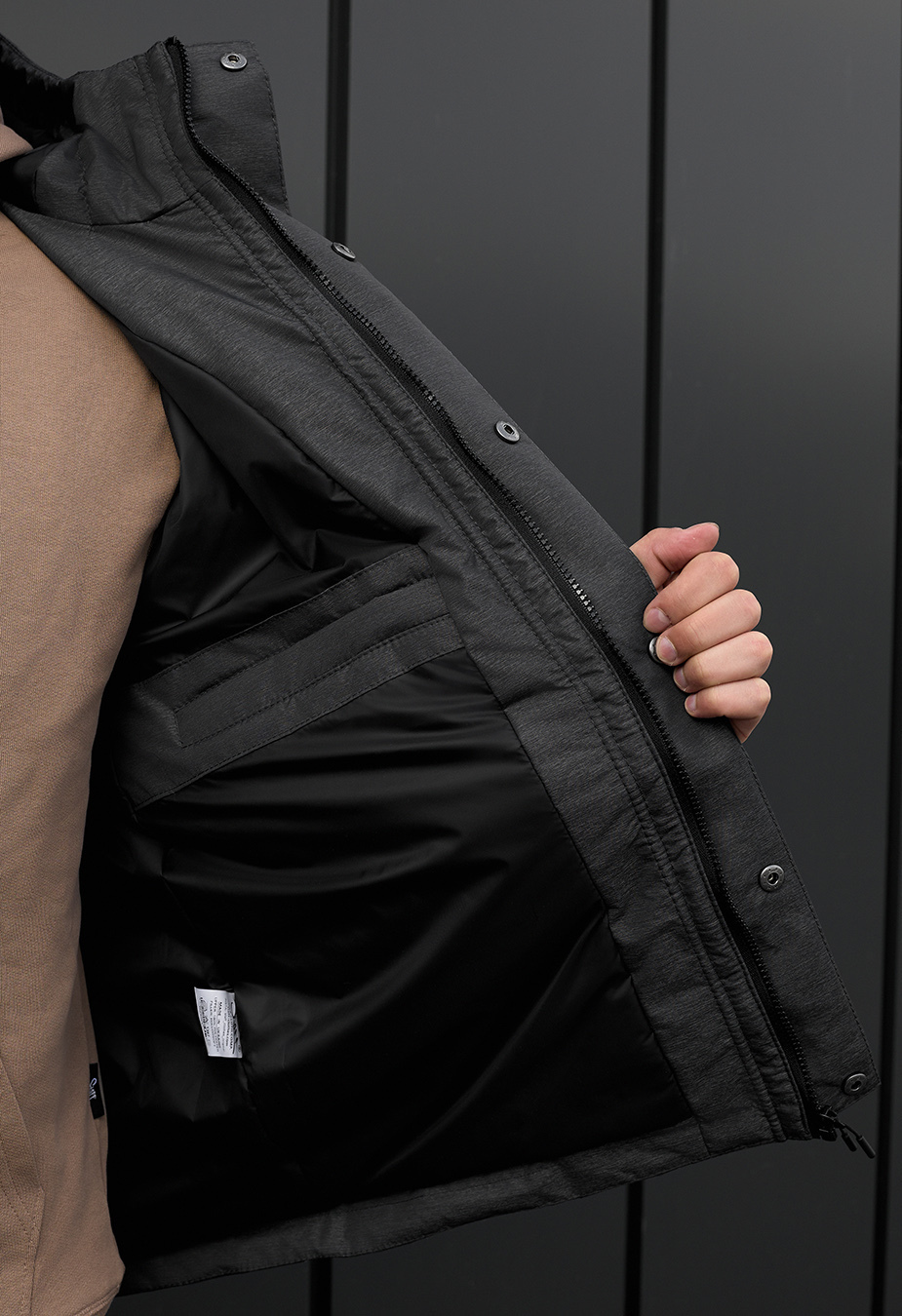 Geacă demi-sezon Staff tul graphite & black