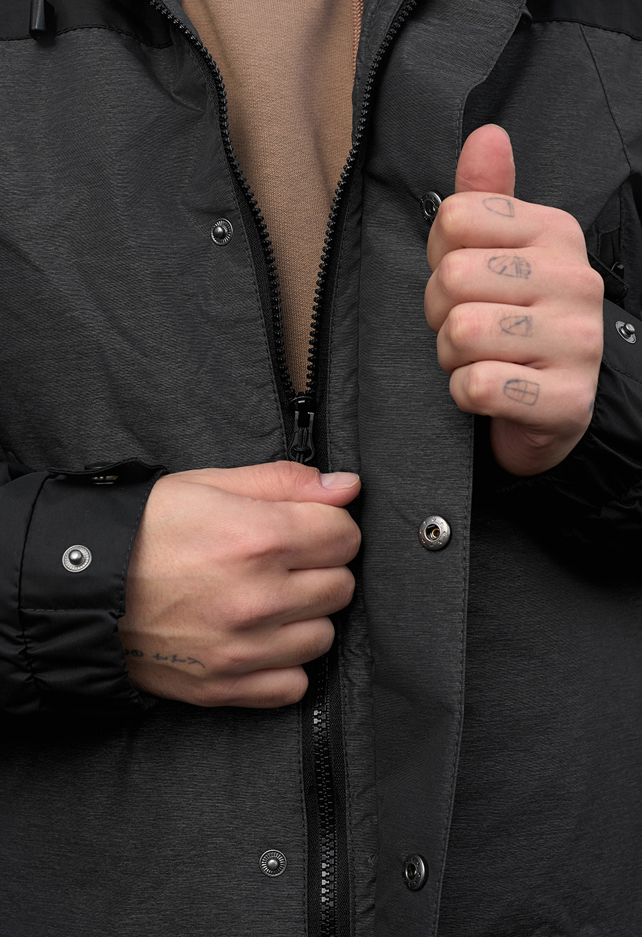 Geacă demi-sezon Staff tul graphite & black